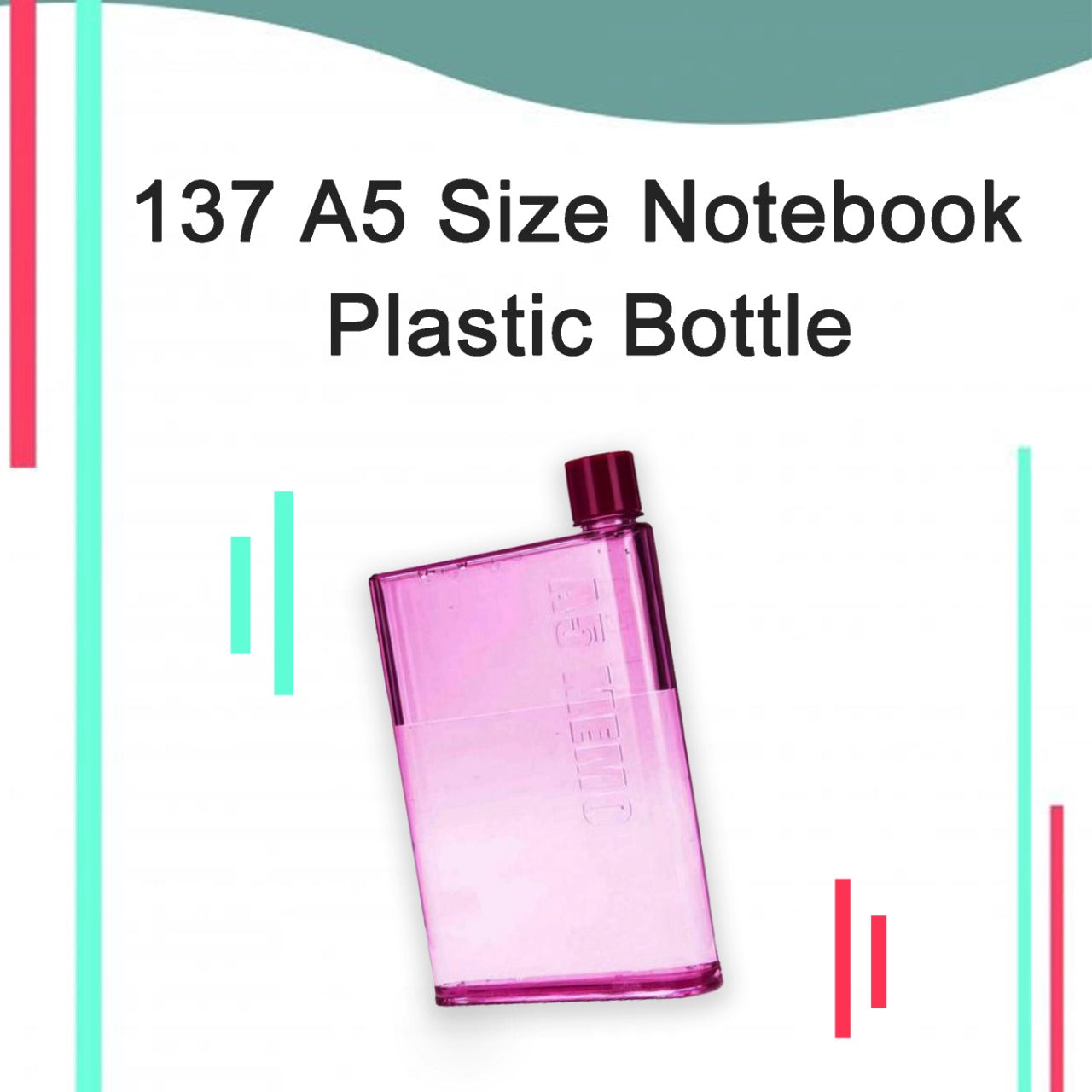 A5 Size Notebook Plastic Bottle (Any Color) A5 Size Notebook Plastic Bottle (Any Color)